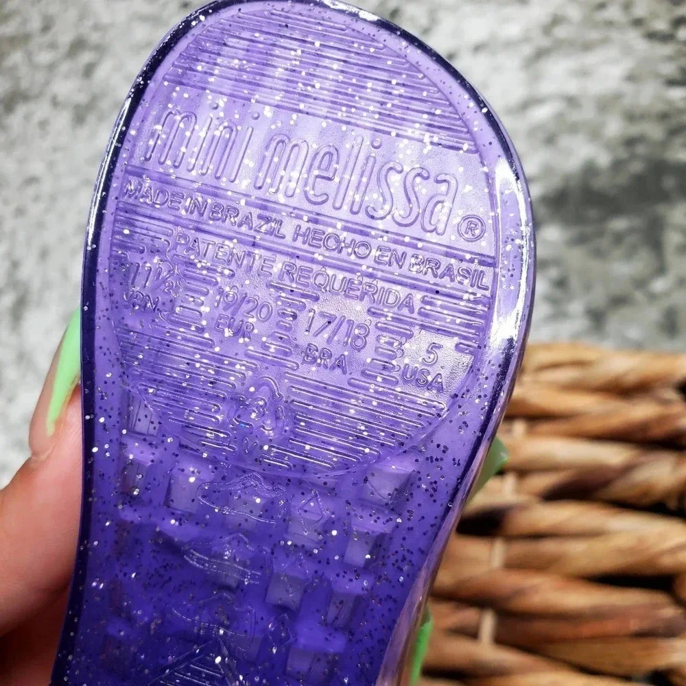 Mini Melissa Ultragirl Dragonfly Purple Flats‎